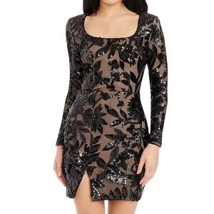 Dress The Population Hilary Sequin Cocktail Dress XXL